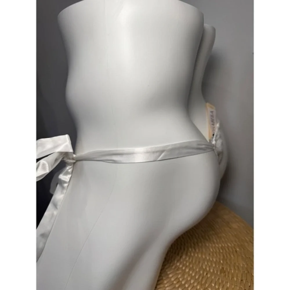 Cosabella Men's Italian Tie Thong Moon Ivory Never Say Never Lace Underwear L